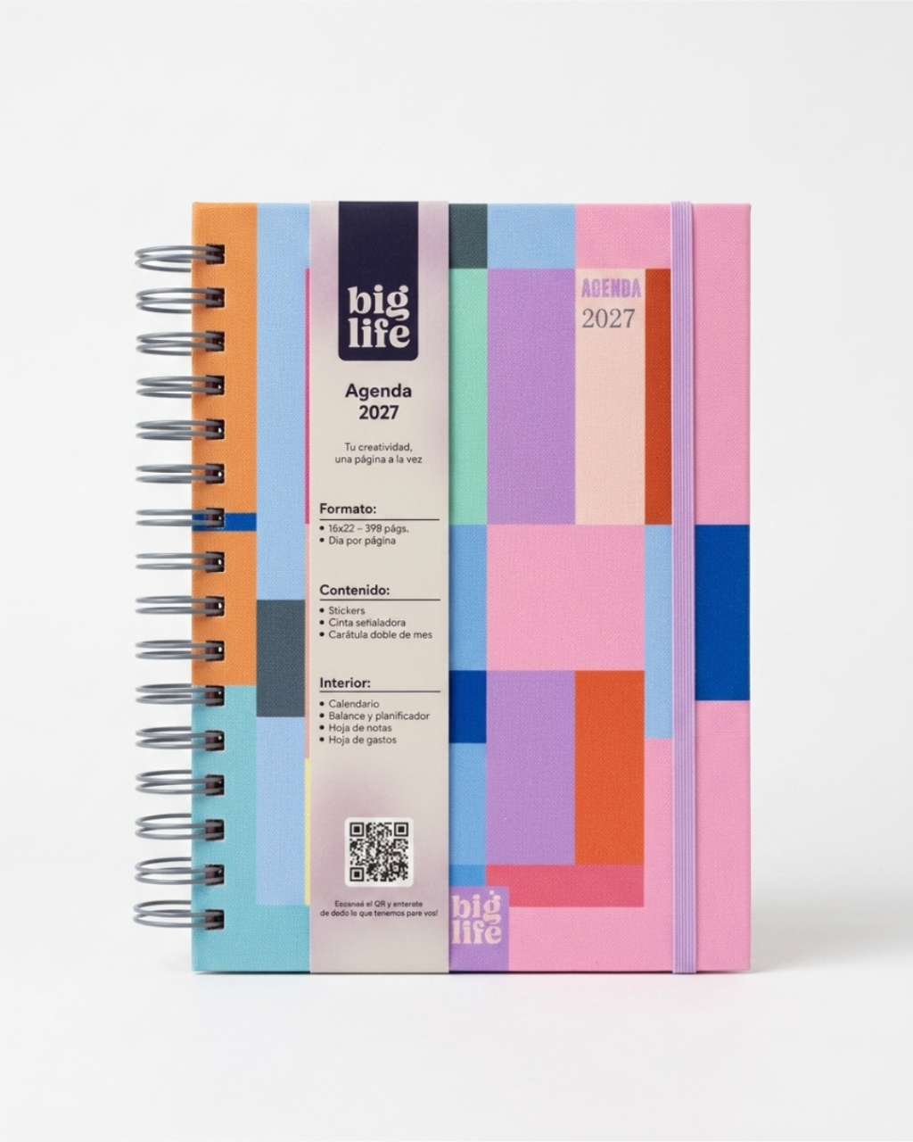 AGENDA N*7 DIARIA C/ESP.16X22 cm.KINETIC BIG LIFE